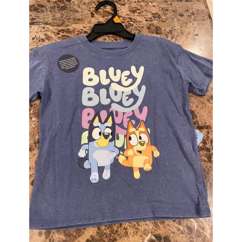 Disney Bluey Shirt Size 4T Kids Boys Toddler New With Tags